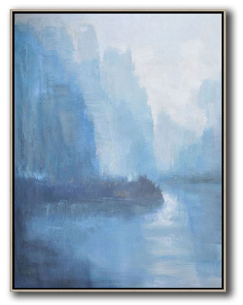 Hand-painted oversized abstract landscape painting by Jackson large paintings for sale